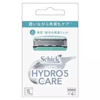 Schick Hydro 5 Care Replacement Blades (4 pieces) Shaving Razor