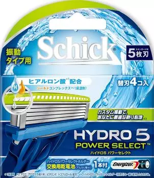Сменные лезвия Schick Hydro 5 Power Select, 4 шт., 5 лезвий