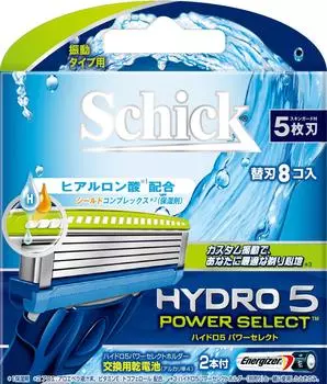 Schick Hydro 5 Power Select Сменный набор из 8 лезвий,