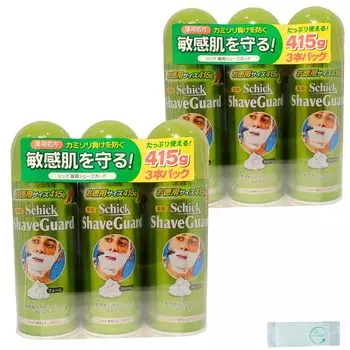 Schick Medicated Shave Guard 415 г x 3 упаковки x 2 шт. набор оптовая продажа [Activity Official]