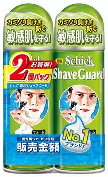 Schick Medicated Shave Guard Shaving Foam W Pack