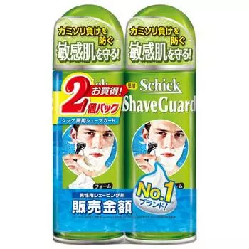 Schick Medicated Shave Guard Shaving Foam W Pack