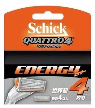 Schick Quattro 4 Energy 4 сменные лезвия