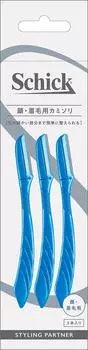 Schick Razor L Disposable Face/Eyebrow (3 pieces) Men s