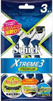 Schick Schick Extreme 3 Premium 3-blade (3 pieces)