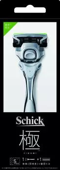 Schick Schick Extreme KIWAMI держатель для чувствительной кожи 1 сменные 5 лезвий серебристый (с Блейдом) + Лезвие, Бритва, Бритва,