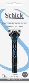 Schick Schick First Body Shaver Holder 1 шт. Черный (с Блейдом) (х 1) чёрный