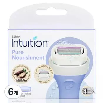Лезвия для бритвы Schick Women s Intuition Nourishment, 3 шт., 6 шт., корейское лезвие для бритвы