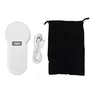 Считыватель микрочипов для домашних животных, портативный сканер чипов для животных, низкочастотный перезаряжаемый считыватель идентификационных бирок для животных