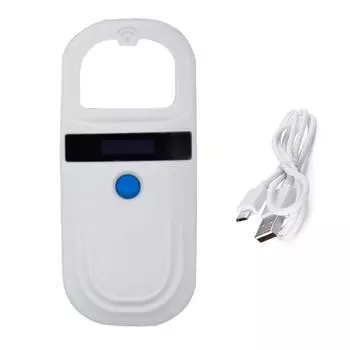 Считыватель микрочипов домашних животных 134,2/125 кГц поддерживает EMID FDX?В(ИСО11784/85) Чип-идентификатор животного с возможностью подзарядки через USB