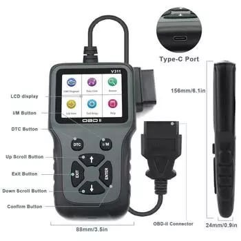 Считыватель сканеров и инструменты сканирования Автомобильный диагностический сканер двигателя для всех протокольных автомобилей