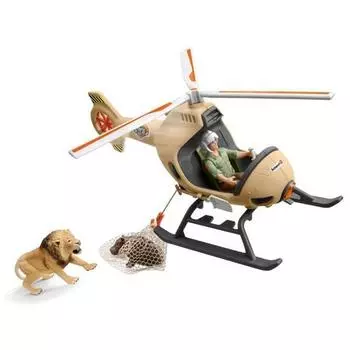 Schleich Animal Rescue Helicopter Figure SL42476, популярные игрушки в Корее