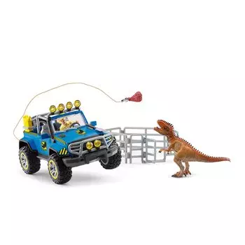 Schleich Dinosaur 4WD и фигурка Dino Base 41464 Off-Road