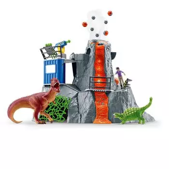 Schleich динозавр вулканический Dino Adventure 42564N взрыв!