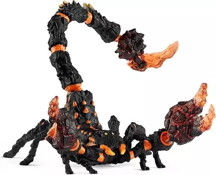 Schleich El Dorado Lava Scorpion Figure 70142 чёрный