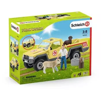 Schleich Farm World Доктор и грузовик Фигурка 42503