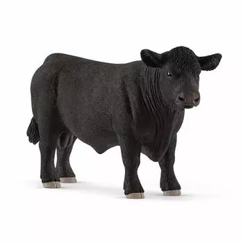 Schleich Farmworld Black Angus Cow Figure 13879 (Male)