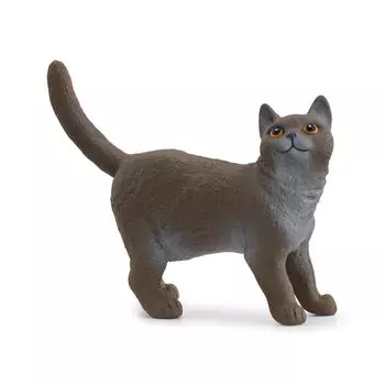 Schleich Farmworld British Shorthair 13973 серый