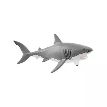 Schleich Большая белая акула SL14809, 1 шт., популярные игрушки в Корее