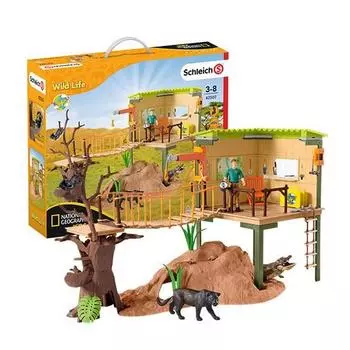 Schleich Ranger s Safari Adventure Base Figure Set SL42507, популярные игрушки в Корее