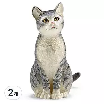 Schleich Сидящий кот SL13771 Фигурка, 2 части, популярные игрушки в Корее