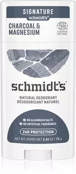 Schmidt s Charcoal + Magnesium dodorant solide 24h TU прозрачный