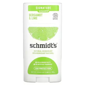Schmidt s, Натуральный дезодорант, Бергамот и Лайм, 2,65 унции (75 г)