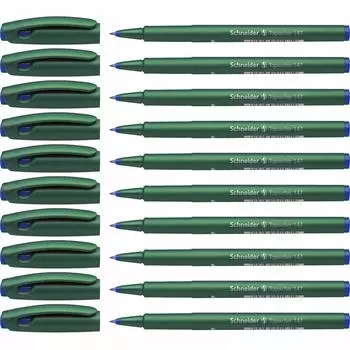 Schneider Fiber Pen Topwriter 147 Topwriter 147 Blue 1 коробка 10 штук набор TPW1473 перо 0,6 мм синий