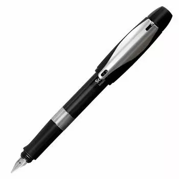 Schneider ID Fountain Pen IDFPBLKF Перо F Тип картриджа Черный/Хром Размер (Тонкая точка)