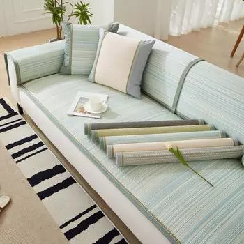 Schoenoplectus Trigueter Palla Подушка для дивана Летняя подушка сиденья для лета Простой современный подлокотник Спинка Полотенце Новый чехол для дивана Ткань 60*60cm