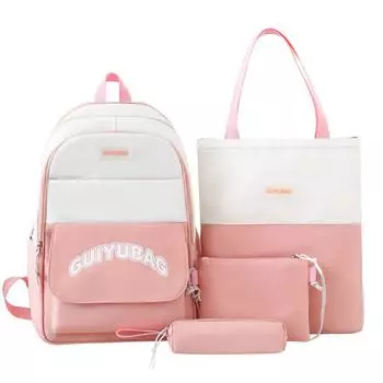 School season, primary school students make-up bag, fresh large-capacity backpack, student schoolbag чёрный