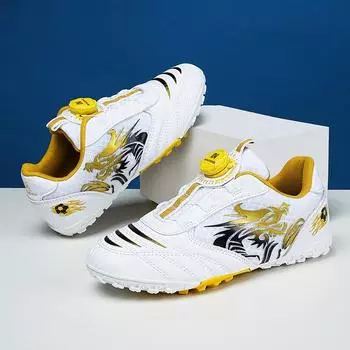 school students football shoes long nails broken nails rotating buttons children s football training shoes kindergarten boys and girls sneakers 28