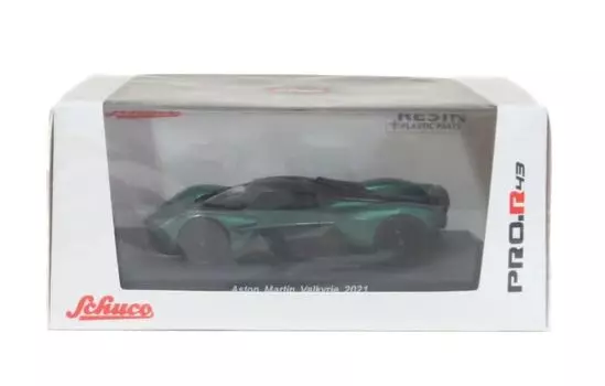 Schuko Aston Martin Valkyrie 2021 Зеленый Готовый Продукт 1/43