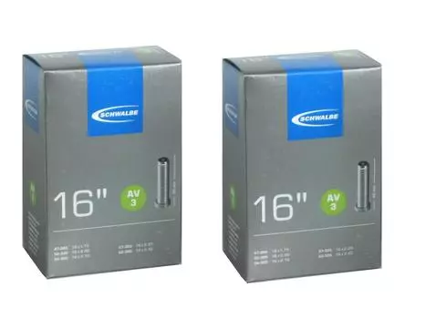 SCHWALBE 16 x трубка американского типа 40 мм AV3 1.75/2.40 (47-305/62-305) [продукт]