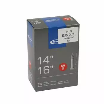 SCHWALBE 16 x tube Presta style 40 мм вентиль 2SV [Оригинальный продукт] 1.50