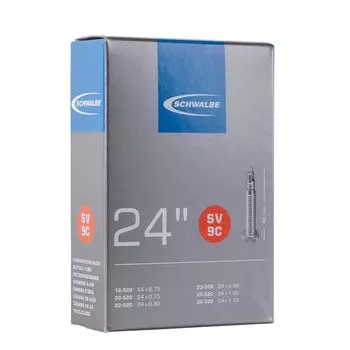 SCHWALBE 24 x Tube Presta Style 40 мм Valve 9CSV [Оригинальный продукт] 7/8 (23-520)
