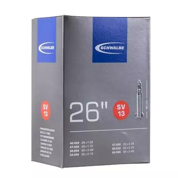 Schwalbe 26 x tube Presta style 40 мм вентиль 13SV [Оригинальный продукт] 1.50/2.50
