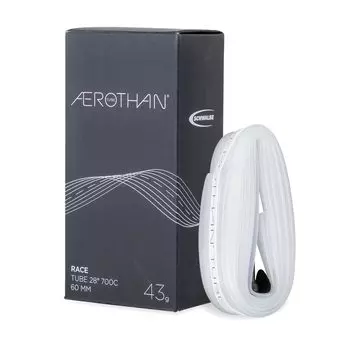 SCHWALBE Aerozan TPU Tube Presta 60 мм [оригинальный продукт] 20E-SV 700” ETRTO 23/28-622 белый