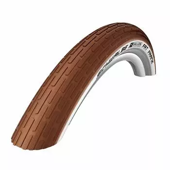 SCHWALBE Fat Frank Wall Clincher Tire [Genuine Product] 26x2.35 Brown/White [Urban/Street Riding]