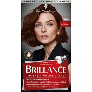 Schwarzkopf Briance Краска для волос 874 Бархатно-коричневый