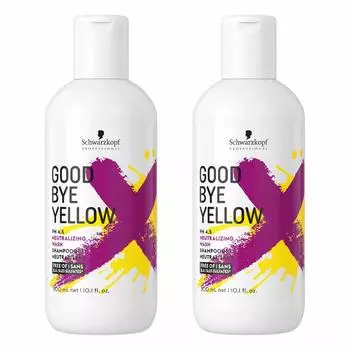Schwarzkopf Goodbye Yellow Color Шампунь 310 г 2 шт.