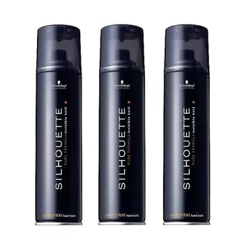 Schwarzkopf Hard Spray 295 мл [Набор 3] Silhouette/СИЛУЭТ