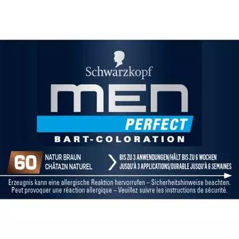 Schwarzkopf Men Perfect Bart Tint 60 Natural Brown
