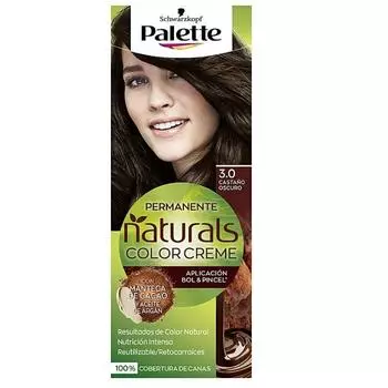 Schwarzkopf Palette Naturals Color Creme 3.0 Темно-каштановый