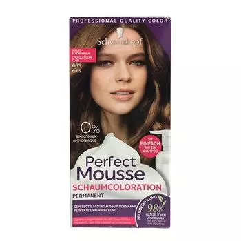 Schwarzkopf Perfect Mousse Пена для окрашивания волос 665 Шоколадное золото