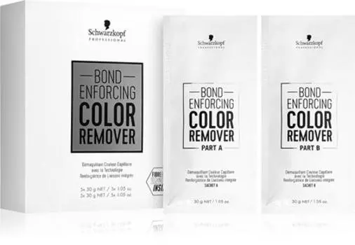 Schwarzkopf Professional Bond Enforcing Color Remover средство для удаления цвета для осветления волос TU прозрачный