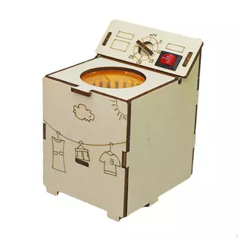 Наборы для научных экспериментов 3D-головоломка для стиральной машины Образовательная технология DIY Education Стиральная машина