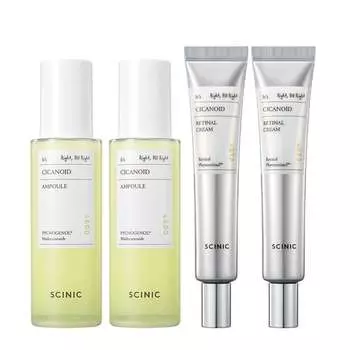 Scinic Cycanoid Ampoule 100ml x 2 + Retinol Cream 30ml x 2