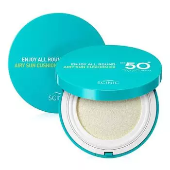 Scinic Enjoy All-Round Airy Sun Cushion EX 25 г (SPF50 +) 1 PCS