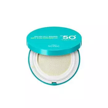 SCINIC Enjoy All Round Airy Sun Cushion EX SPF50 + PA ++++ 25гр.